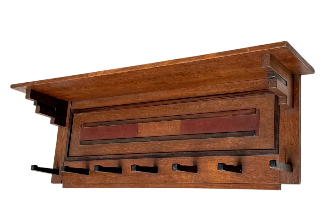 Two Art Deco Modernist Coat Racks by P.E.L. Izeren for De Genneper Molen